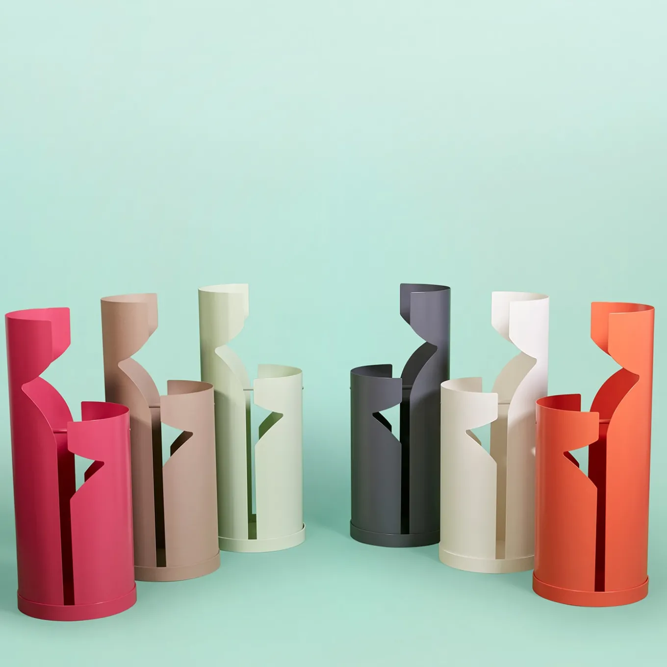 Hug Fuchsia Metal Umbrella Holder by MM Company