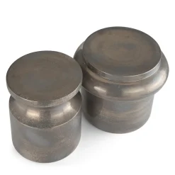 Hya A Gray Ceramic Stool by Marioni LAB