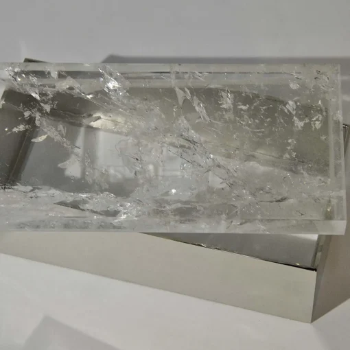 Hyaline Quartz Brass Box