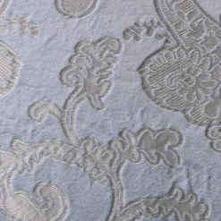 Hydrangea Square Floral Gray Cushion