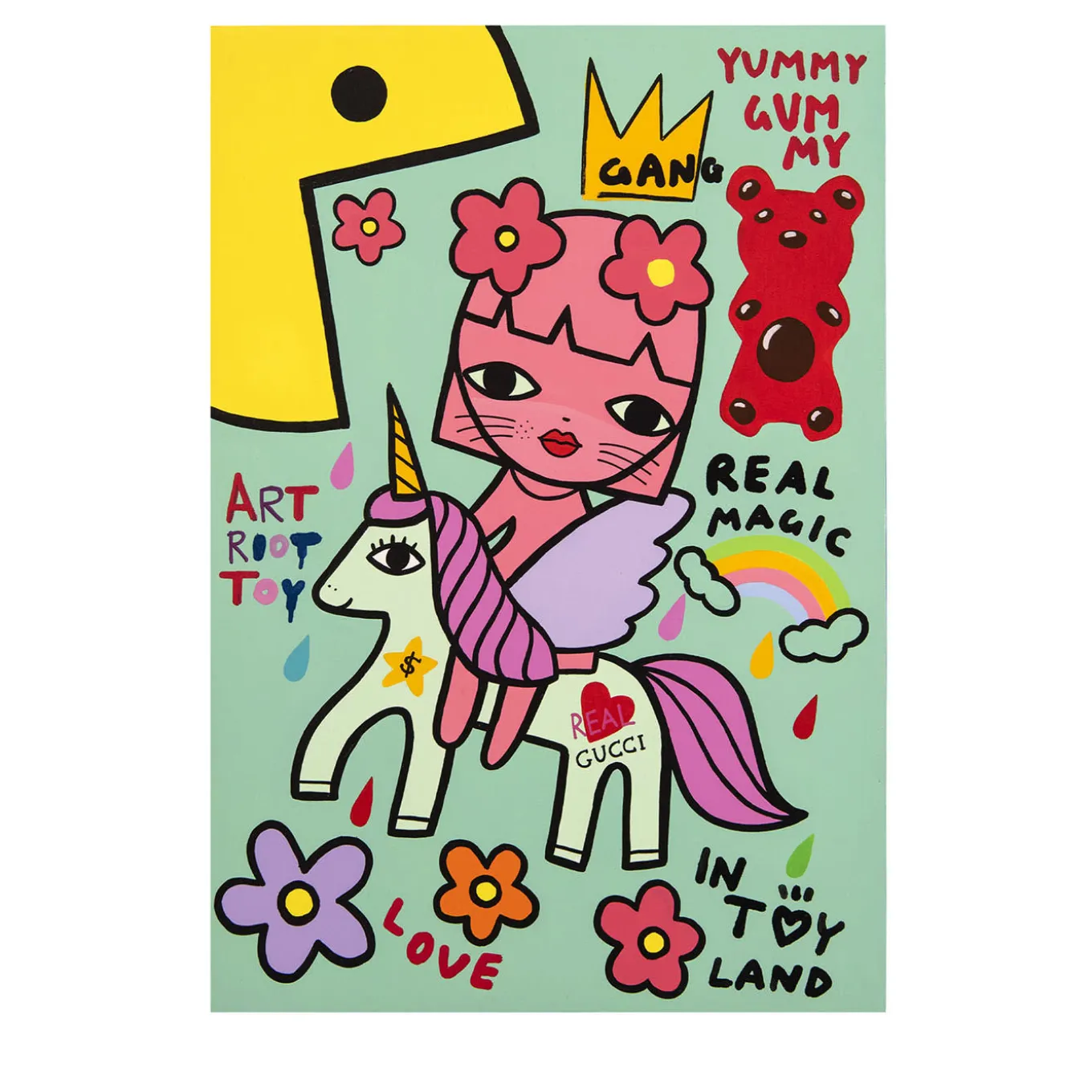 I Ride my Unicorn Painting