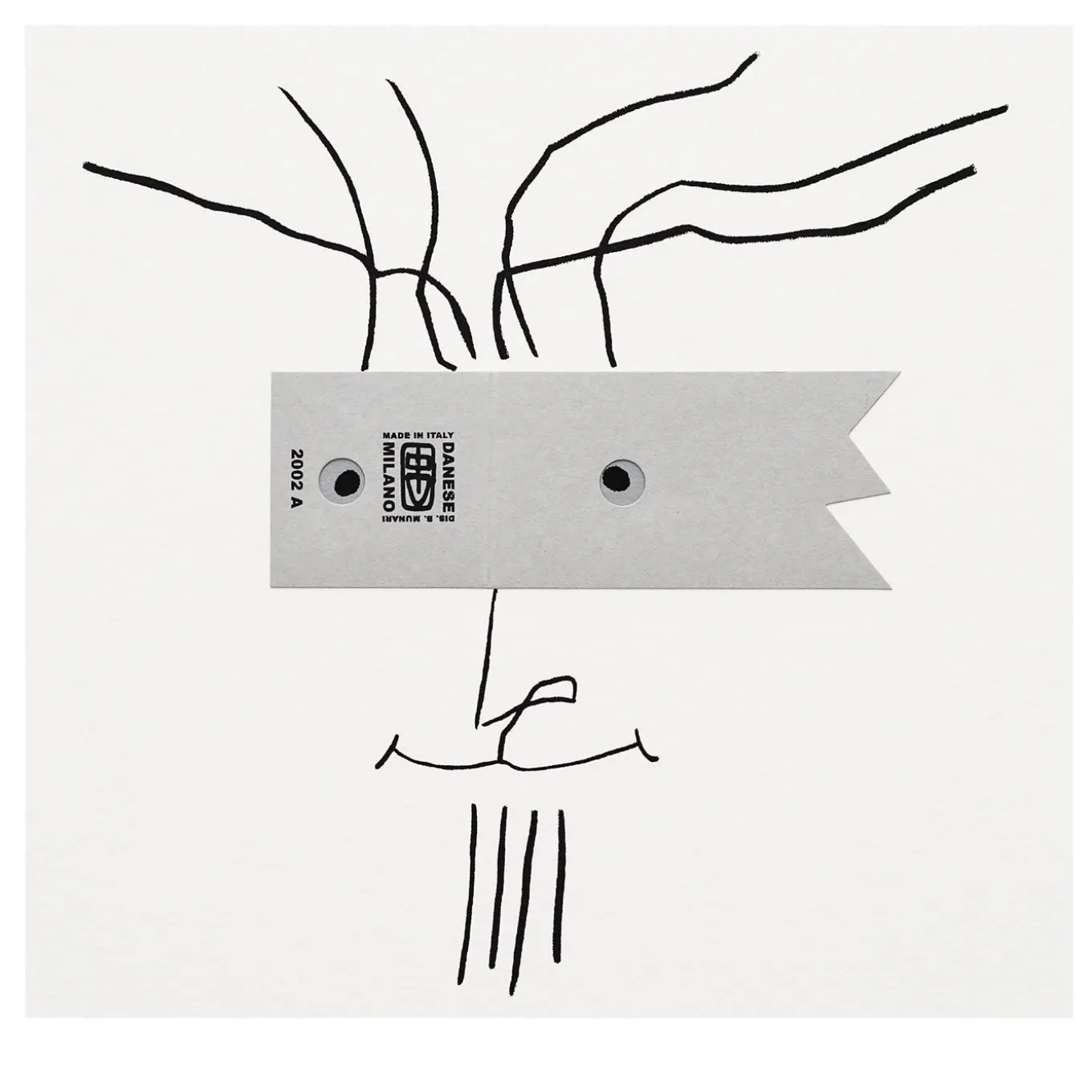 I Volti, Cinque Silkscreen Print by Mimmo Paladino