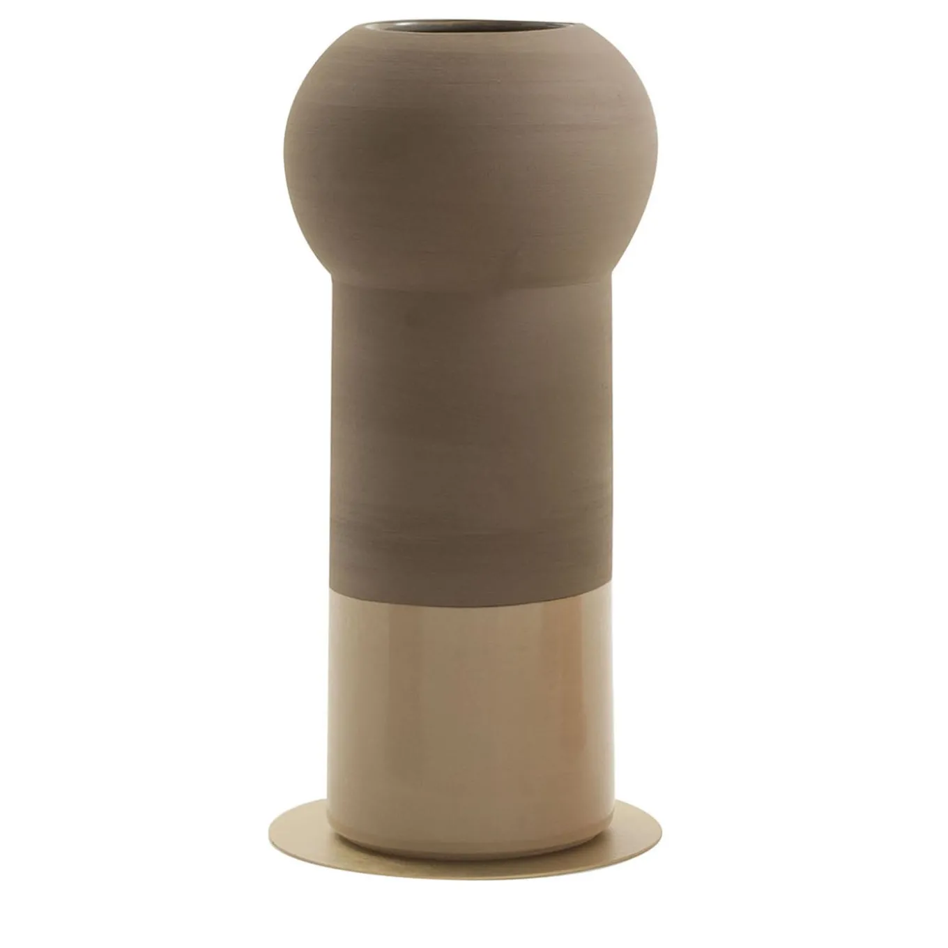 Ibisco Jardin Arctique Beige Decorative Vase