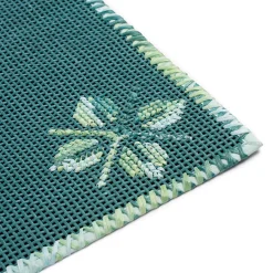 Ibisco Straw Placemat Embroided with Raffia