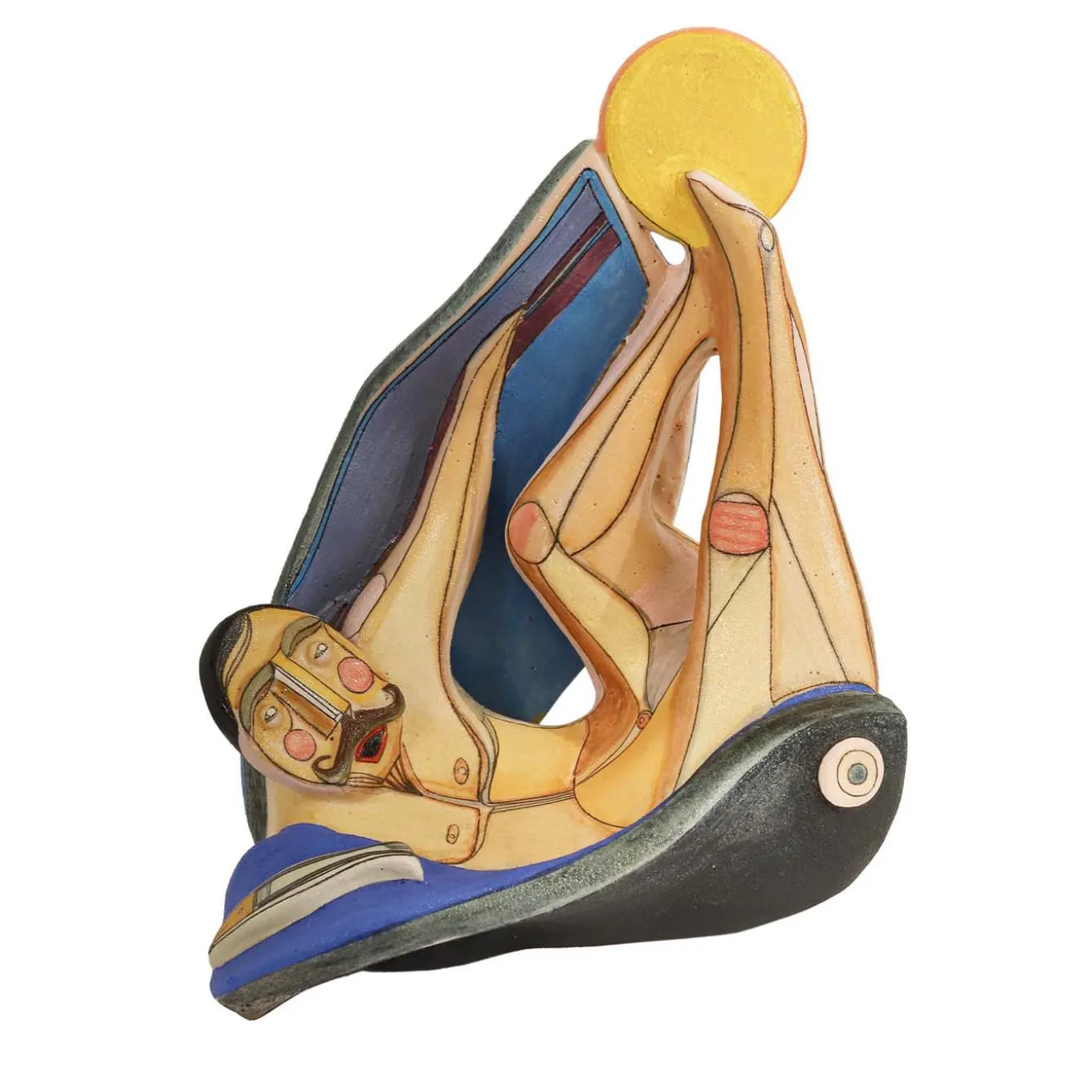 Icaro Polychrome Sculpture