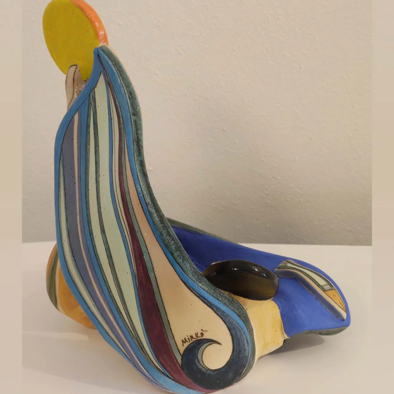 Icaro Polychrome Sculpture