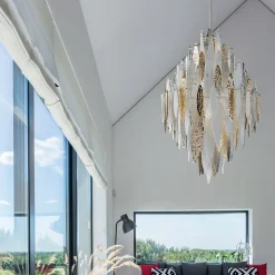 Ice Rain Glass Chandelier