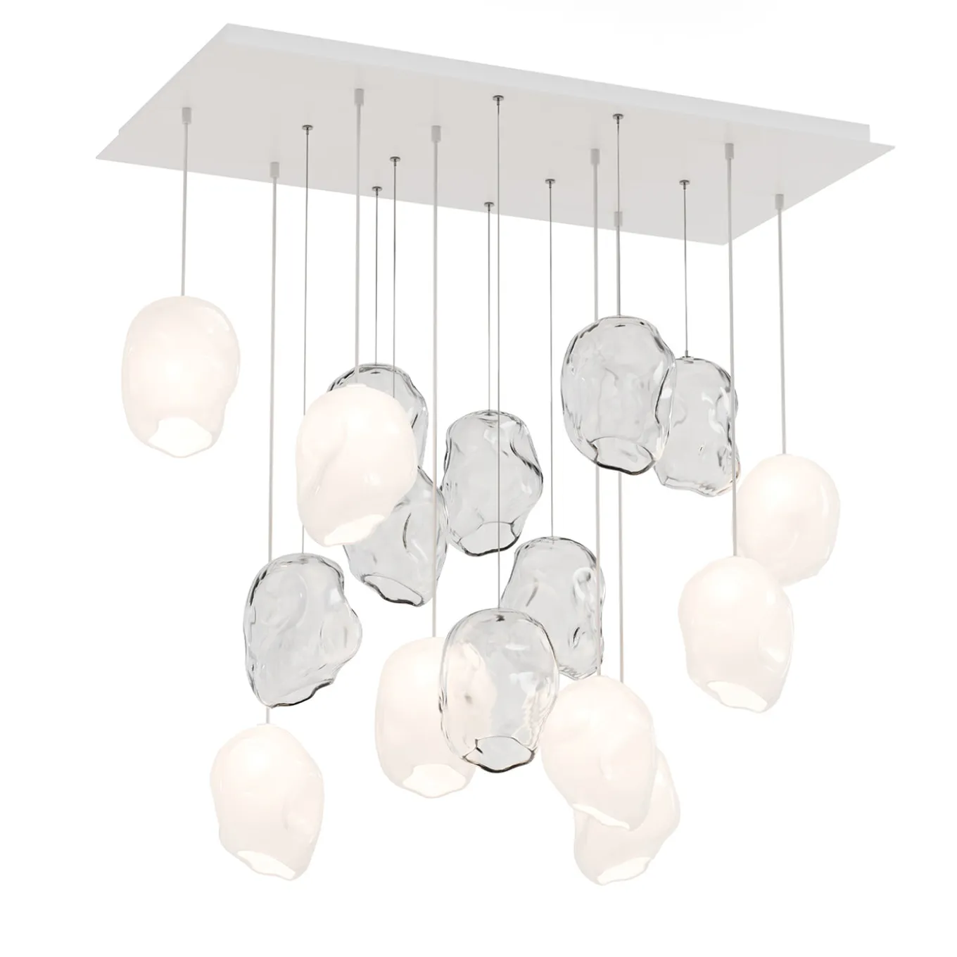 Icerock Glass Chandelier