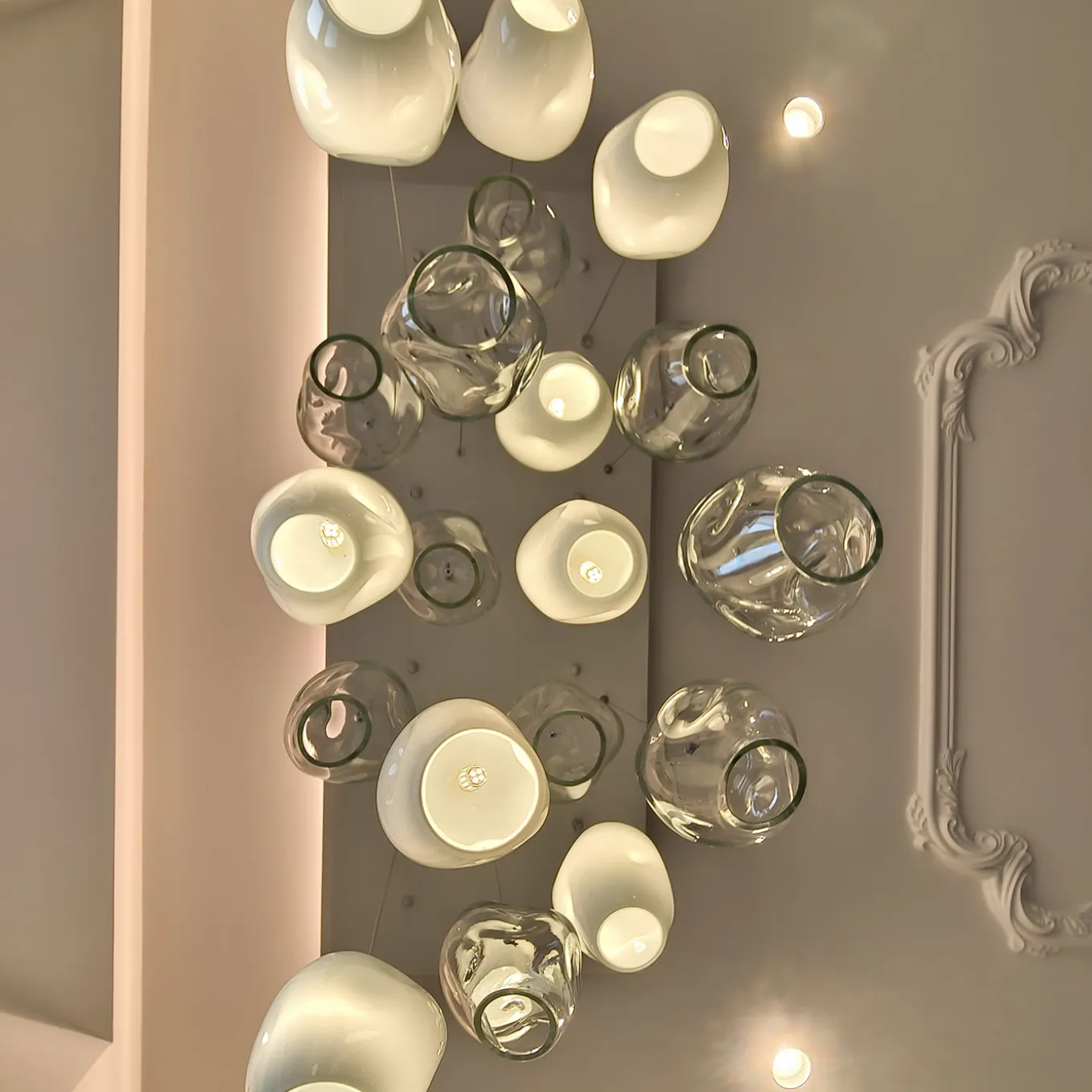 Icerock Glass Chandelier