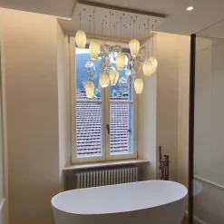 Icerock Glass Chandelier