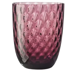 Idra Set of 2 Balloton Purple Water Glasses