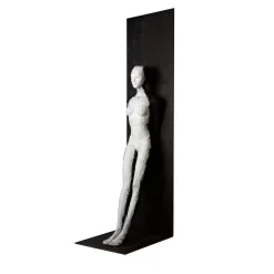 #Ihope White And Black Steel Sculpture