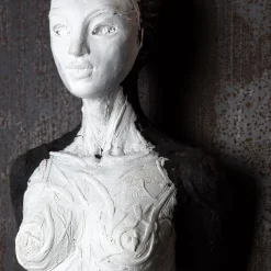 #Ihope White And Black Steel Sculpture