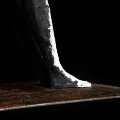 #Ihope White And Black Steel Sculpture