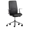 Ikon 1 Black Leather Swivel Office Chair