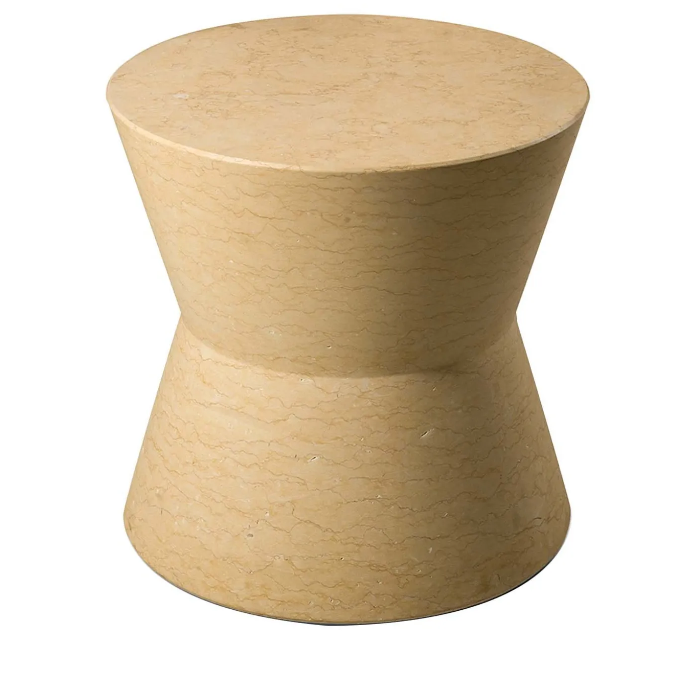 Ikona Stool in Giallo Egiziano Marble by Elisa Ossino