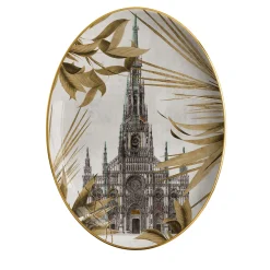 Il Duomo Che Non C'È Porcelain Oval Serving Platter