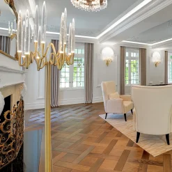 IL PEZZO 3 7 LIGHTS GOLD WALL SCONCE