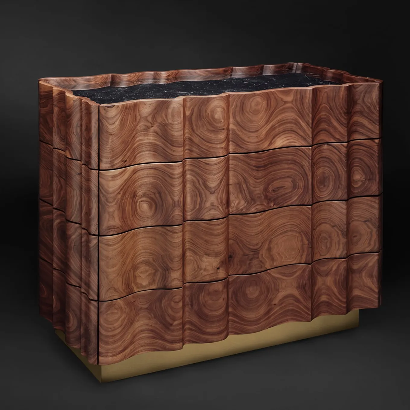 Il Pezzo 2 Black Dresser