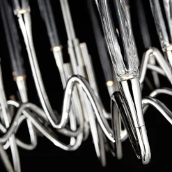 Il Pezzo 3 21-Lights Nickel Round Chandelier
