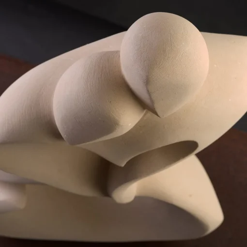 Il Sorriso del Cuore Stone Sculpture