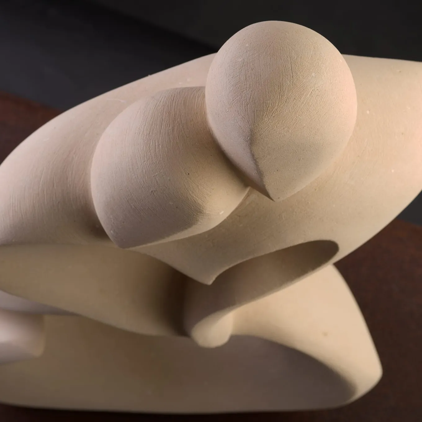 Il Sorriso del Cuore Stone Sculpture