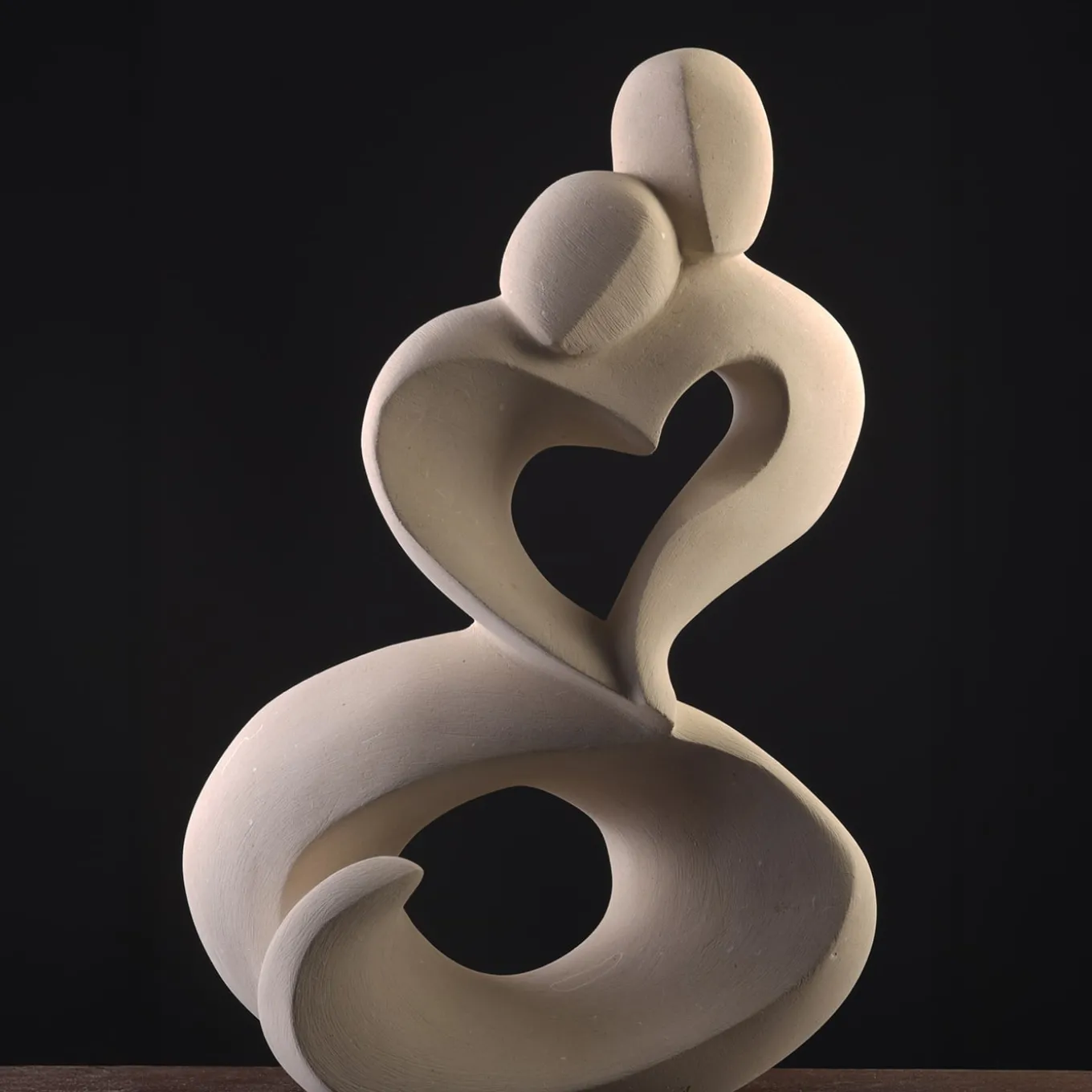 Il Sorriso del Cuore Stone Sculpture