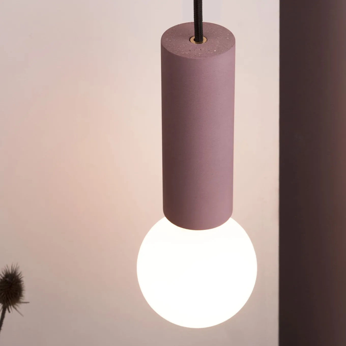 Ila Burgundy Pendant Lamp