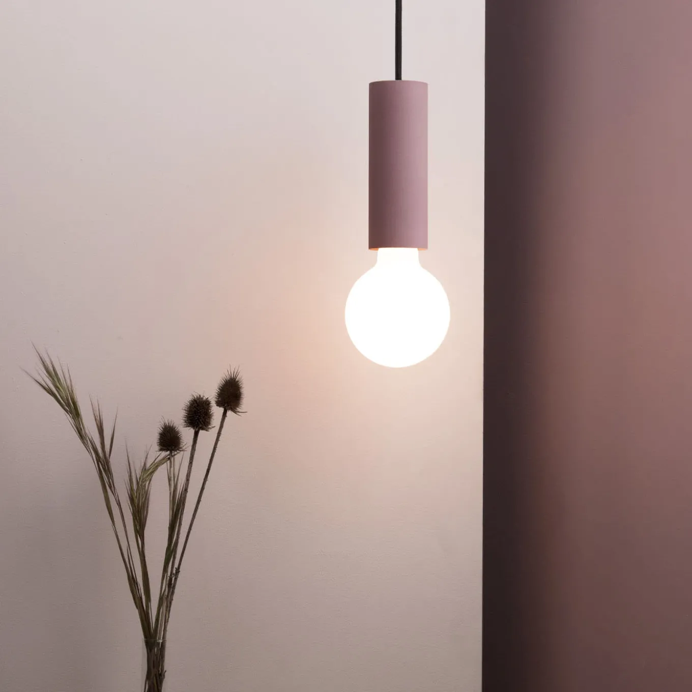 Ila Burgundy Pendant Lamp