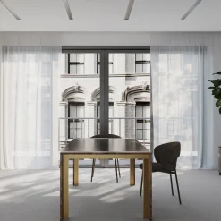 Ilan Sahara Brown Marble Dining Table by Paolo Ciacci