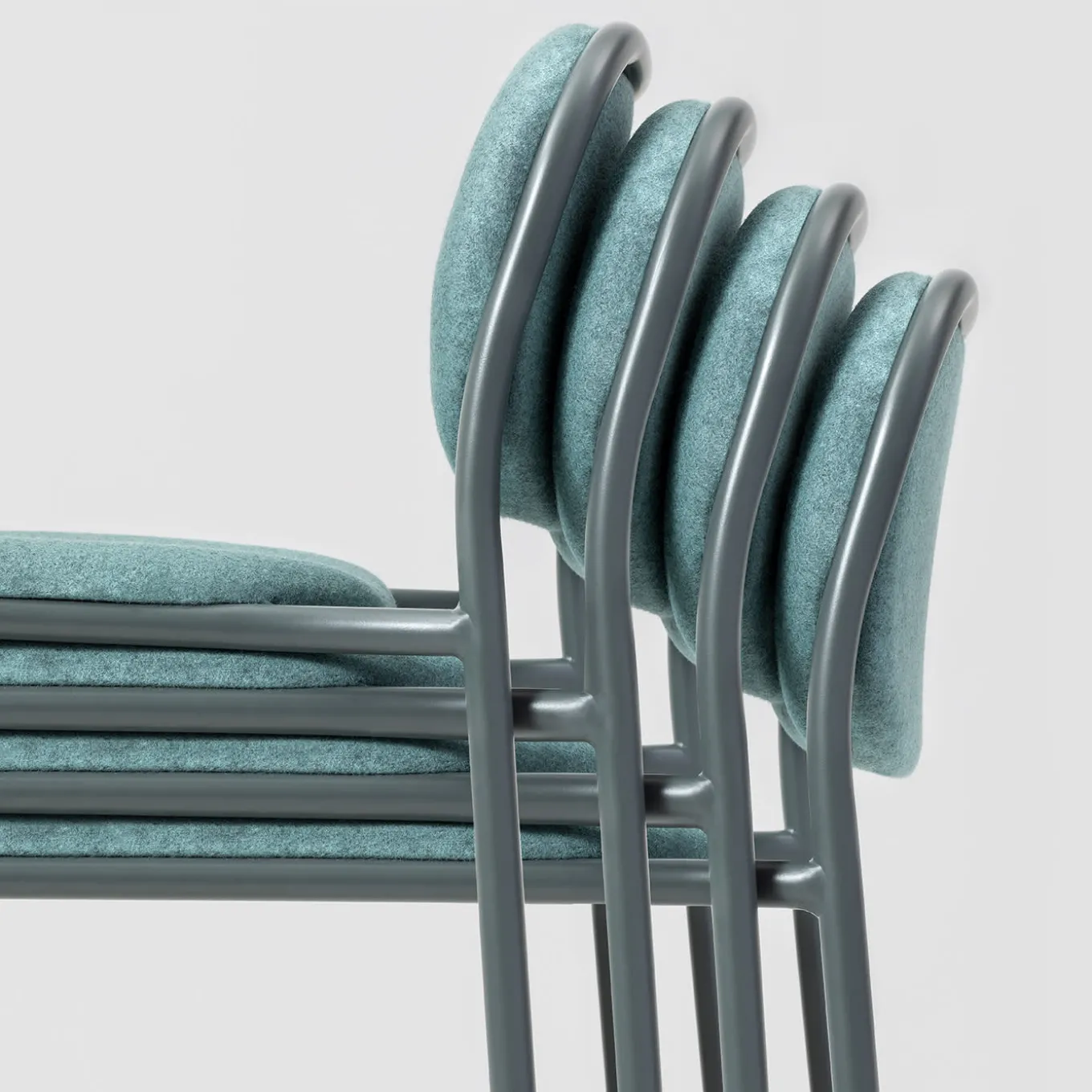 0184-IM Metis Gray Bar Stool by Studio Gabbertas