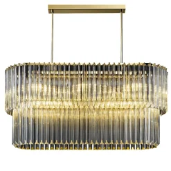 Imperial Oval Trihedron Chandelier