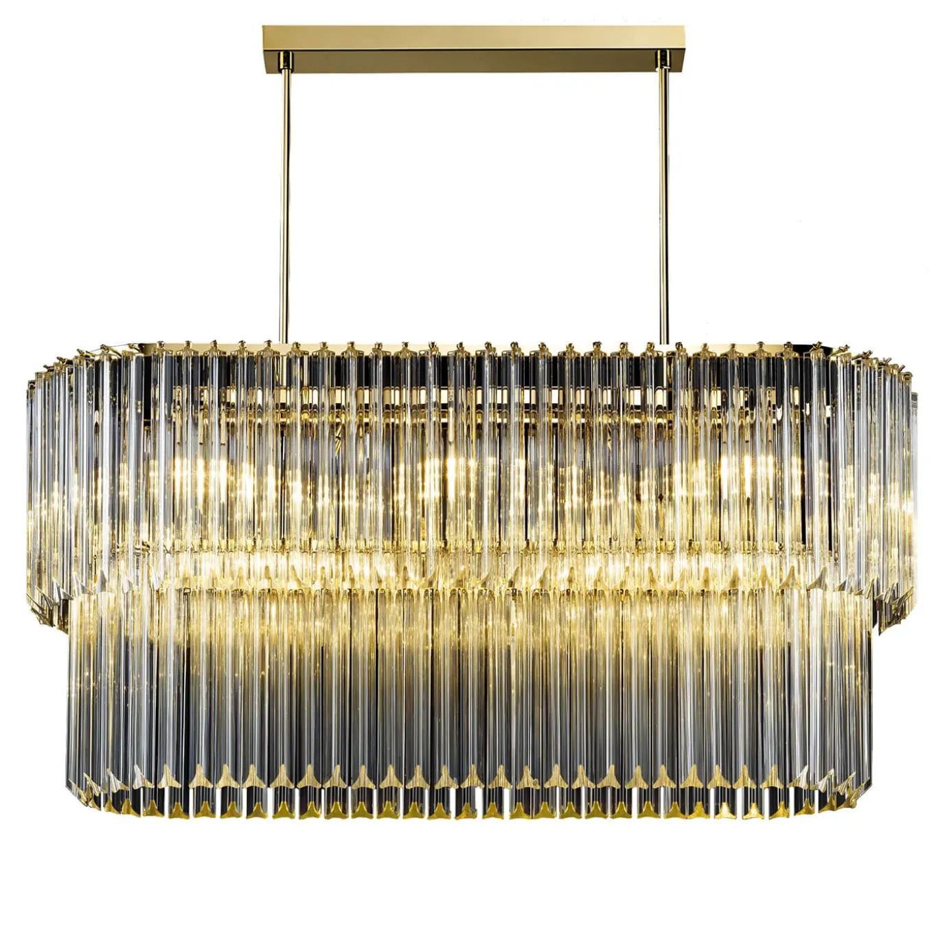 Imperial Oval Trihedron Chandelier