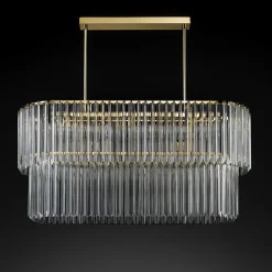 Imperial Oval Trihedron Chandelier