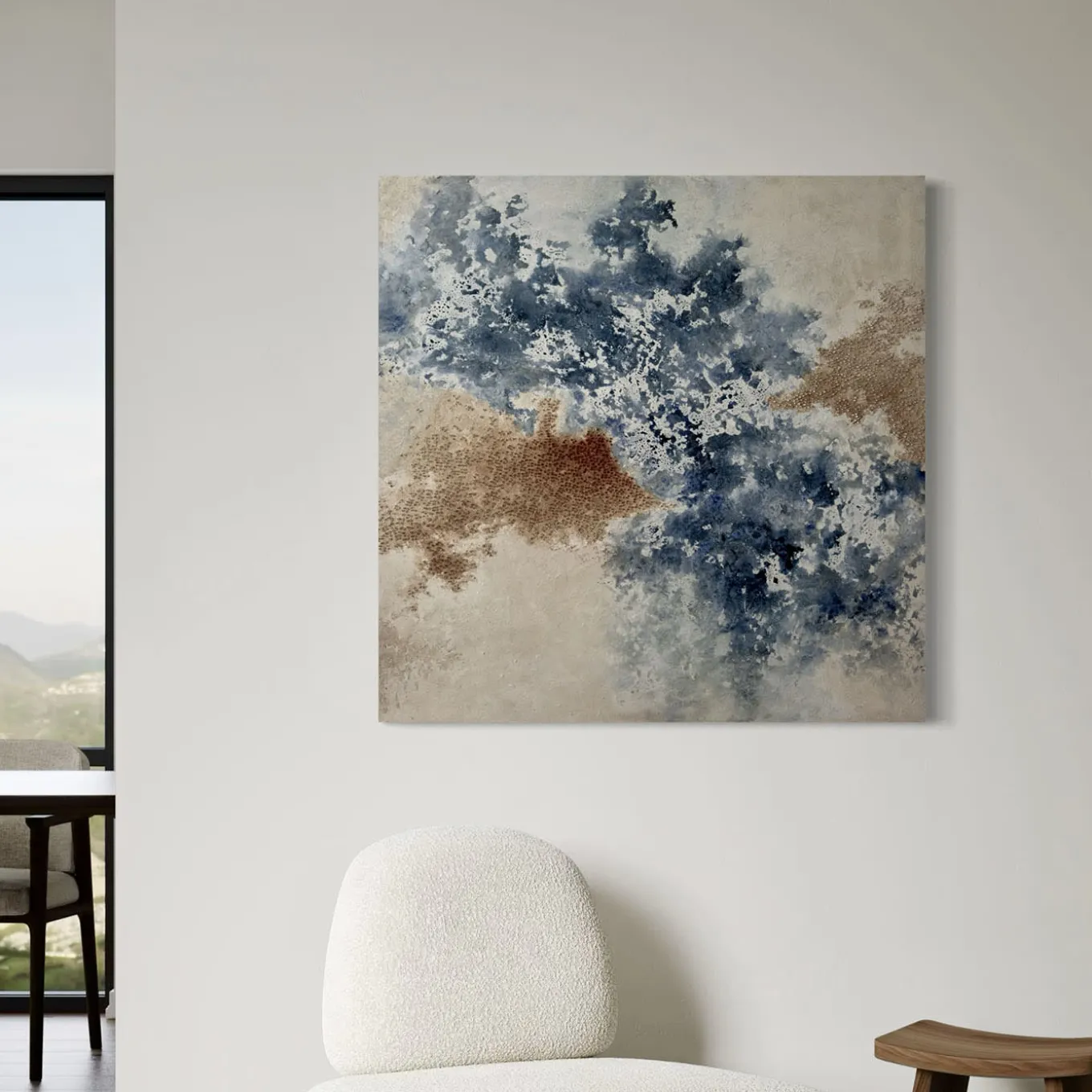 In Equilibrio Textured Resin Painting