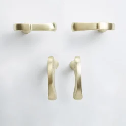 Inca Evolution Set of 4 Brass Door Knobs #1 by Nicole Valenti