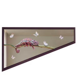 Incontro Cangiante Oil Painting on Mirror By Giuseppe Caiafa