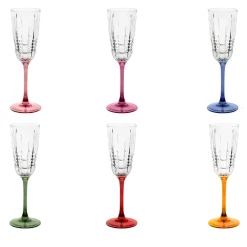 Incontro Set of 6 Champagne Flutes