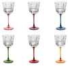Incontro Set of 6 Water Stem Glasses
