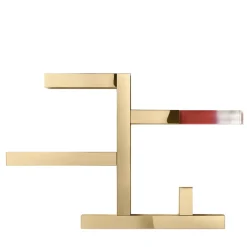 Incrocio Gold Bookshelves By Andrea Branzi