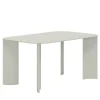 India Medium Rectangular Grey Metal Outdoor Dining Table