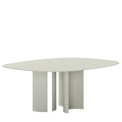 India Sasso Grey Metal In & Outdoor Dining Table