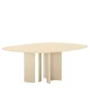 India Sasso Light Yellow Metal In & Outdoor Dining Table