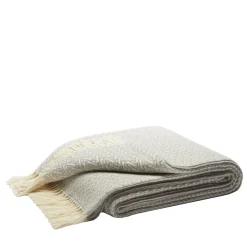 Indianina Gray 100% Cashmere Blanket