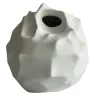 Infinita White Patinated Terracotta Sculpture