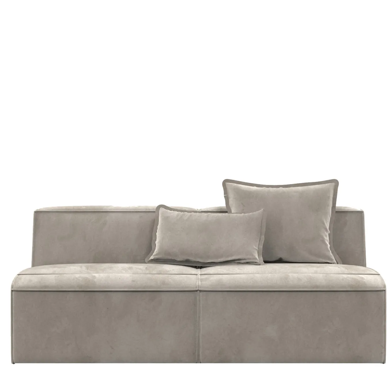 Infinito Small Gray Sofa by Lorenza Bozzoli