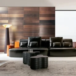 Infinity Anthracite Black Wood Nesting Tables