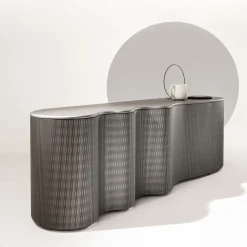 Infinity Wavy 2-Door Lacca 61 Tin Sideboard