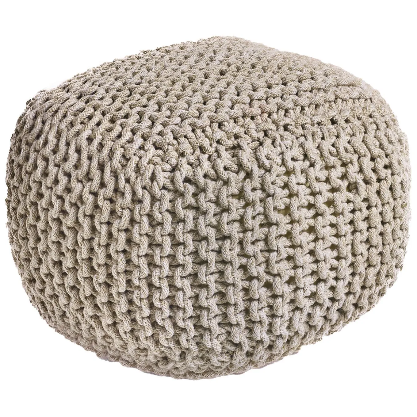 In&Outdoor Pet Lover Safari Beige Square Pouf