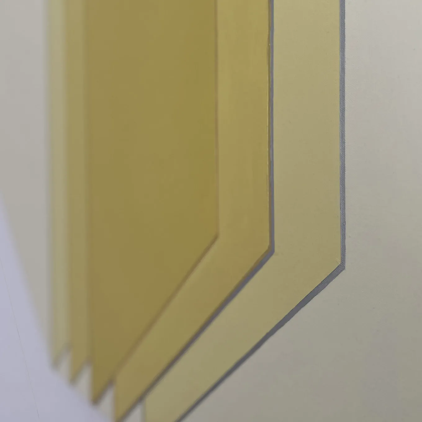 Inspiration Yellow Octagonal Decorative Panel